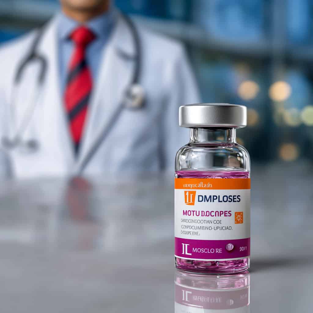 Imagem de um frasco de Lipoless, comparado a Mounjaro, com ênfase na proibição pela Anvisa.
